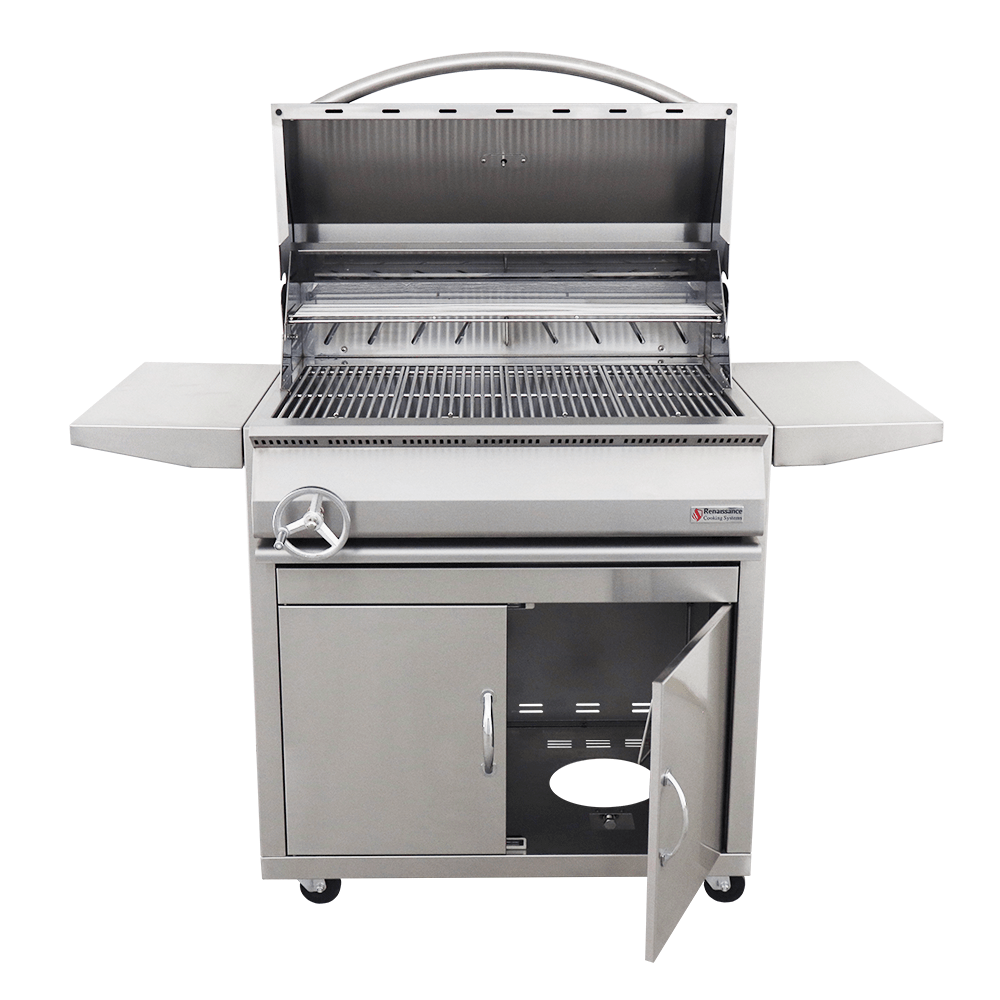 32" Premier Freestanding Charcoal Grill - RJCC32A CK - Charcoal Portable Grills by Renaissance Cooking Systems | Buy at Agent BBQ