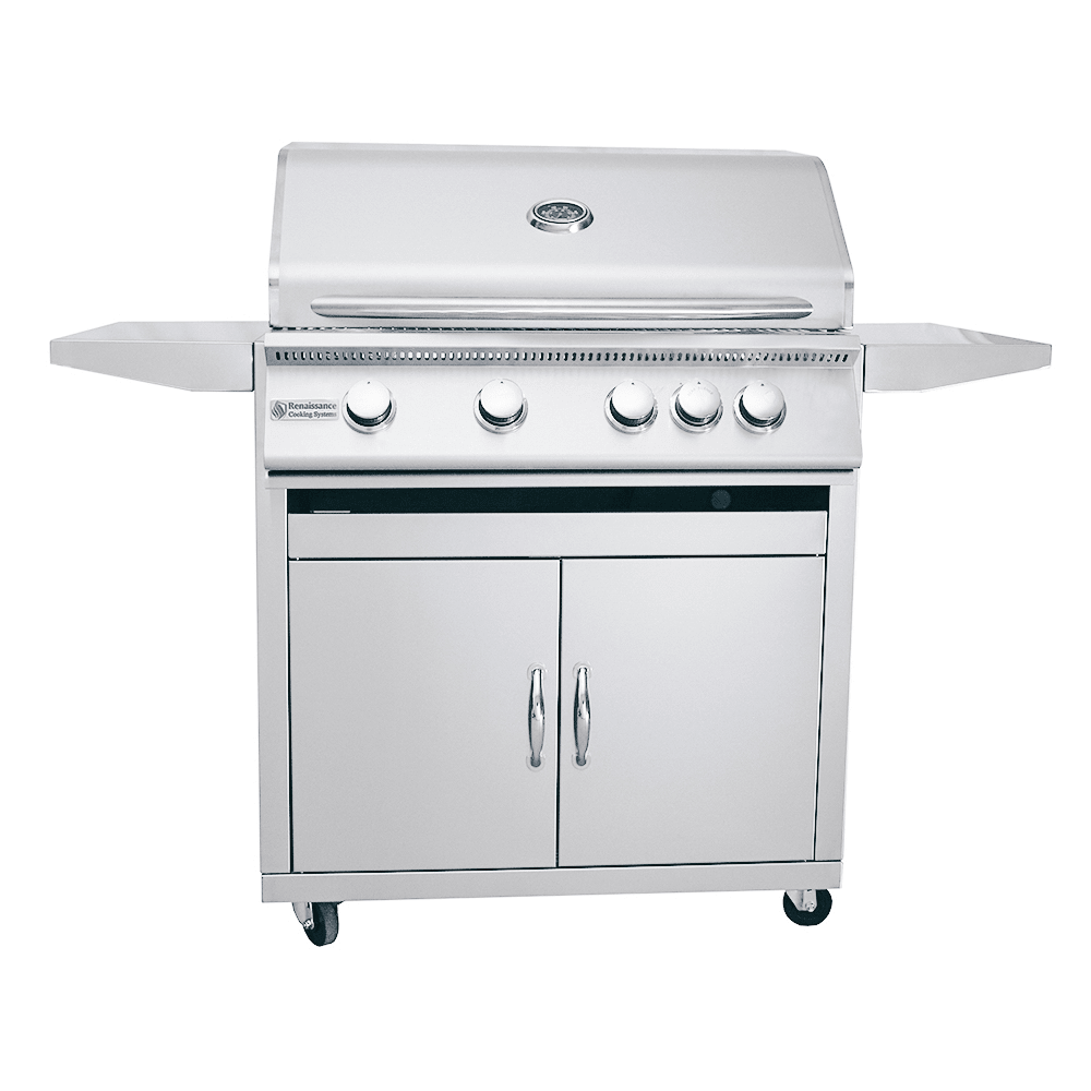 32" Premier Freestanding Grill - RJC32A CK - Freestanding Gas Grills by Renaissance Cooking Systems | Buy at Agent BBQ