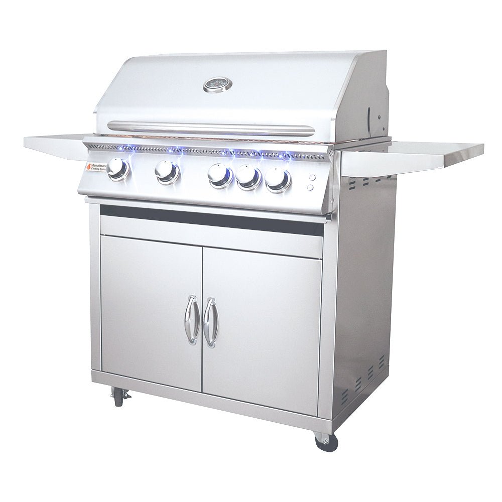 32" Premier "L" Freestanding Grill - RJC32AL CK - Freestanding Gas Grills by Renaissance Cooking Systems | Buy at Agent BBQ