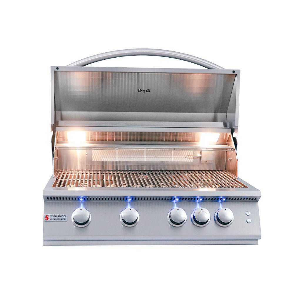 32" Premier "L" Freestanding Grill - RJC32AL CK - Freestanding Gas Grills by Renaissance Cooking Systems | Buy at Agent BBQ