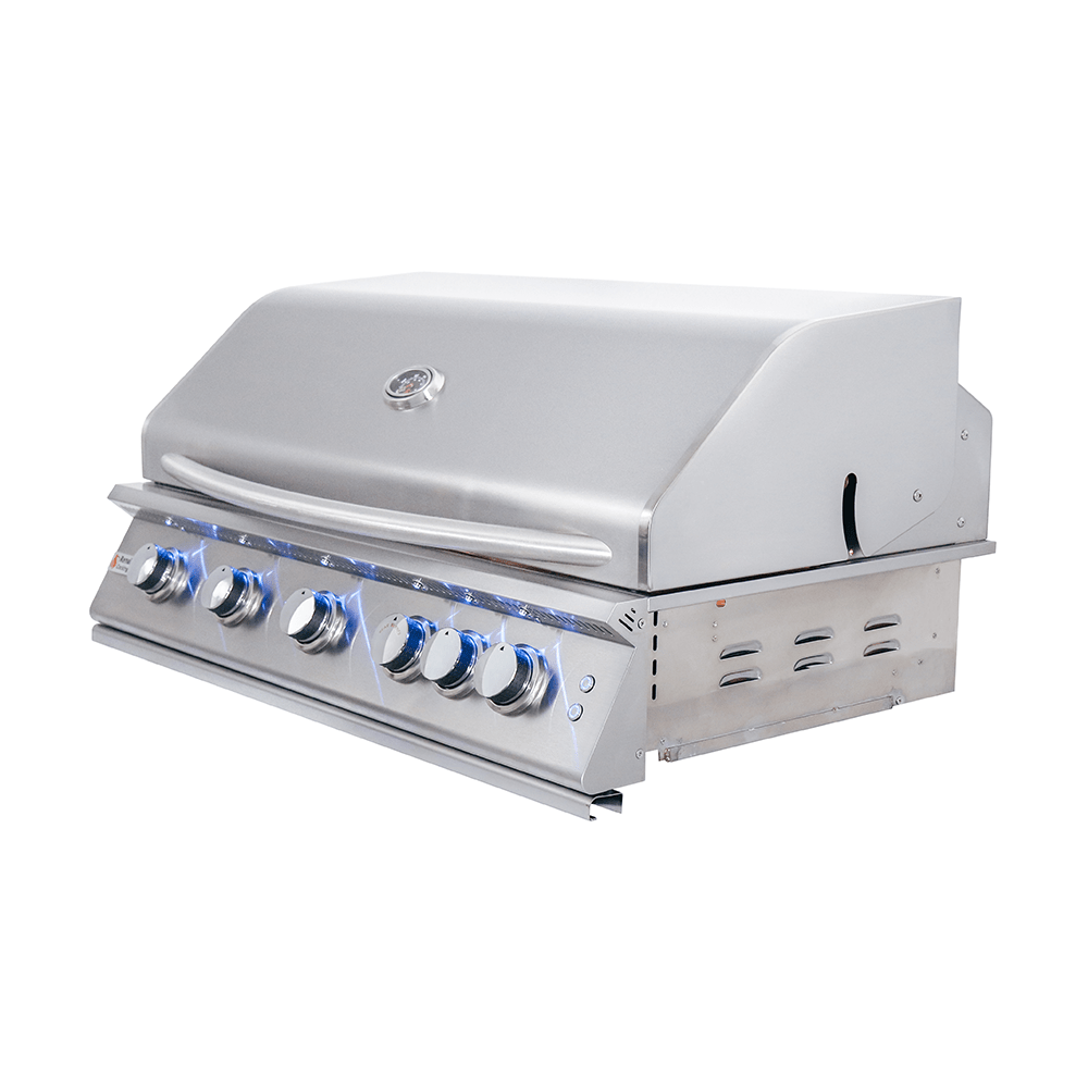 40" Premier Built - In Grill w/ LED Lights - RJC40AL - Built - in Gas Grills by Renaissance Cooking Systems | Buy at Agent BBQ