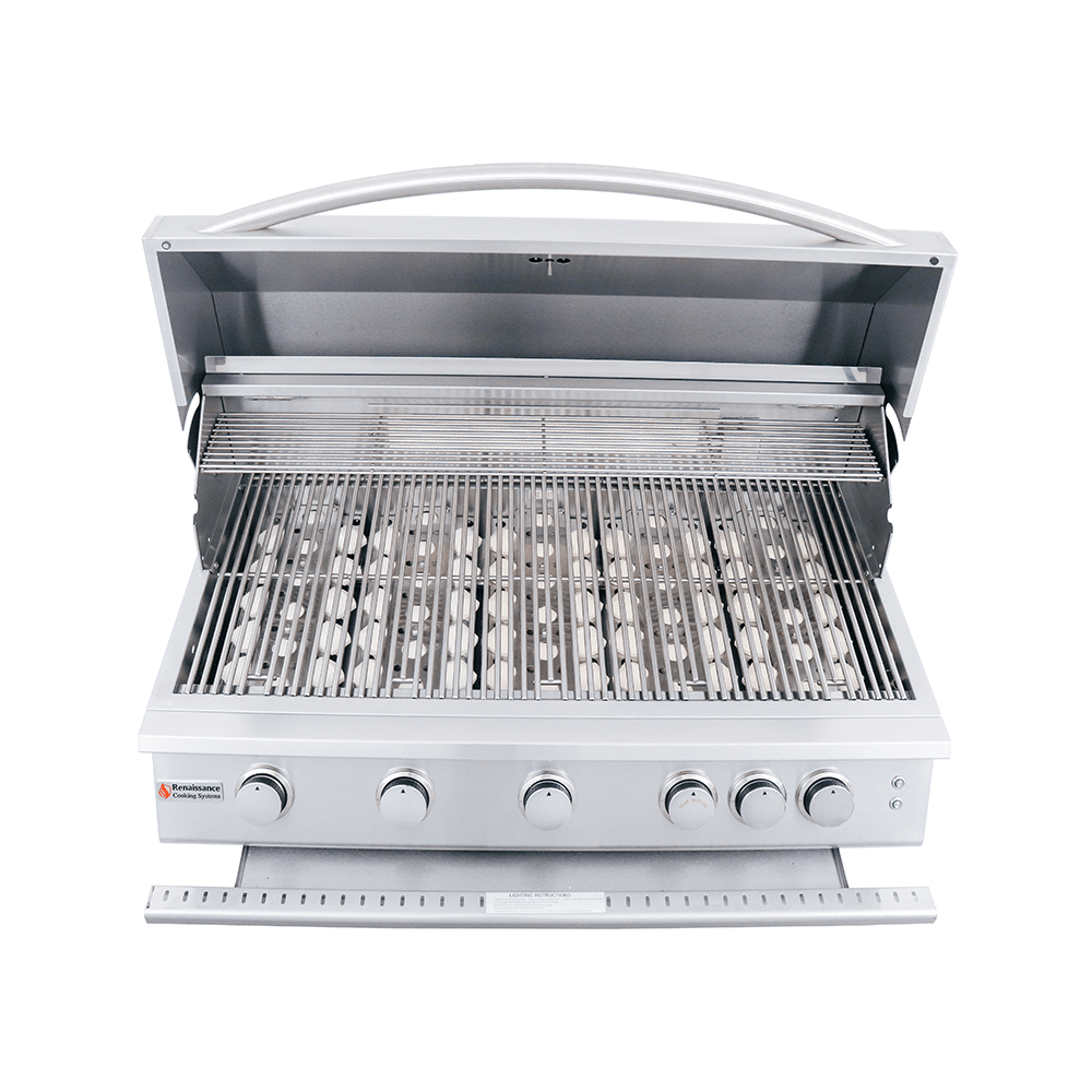 40" Premier Built - In Grill w/ LED Lights - RJC40AL - Built - in Gas Grills by Renaissance Cooking Systems | Buy at Agent BBQ