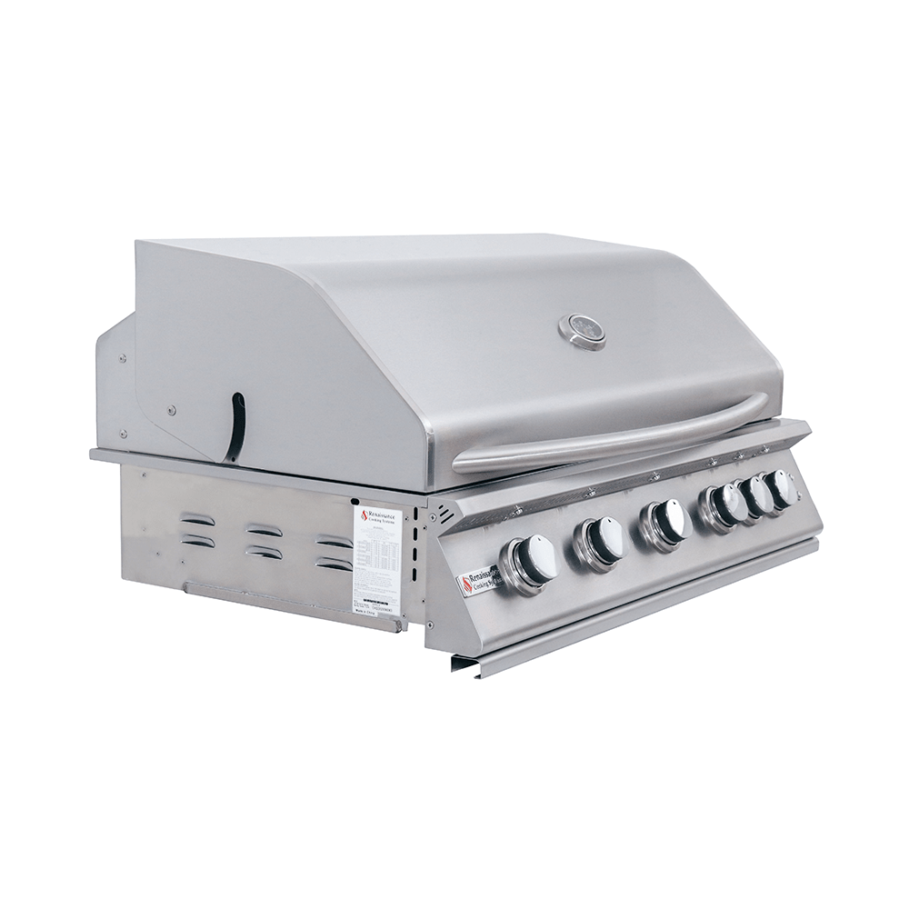 40" Premier Built - In Grill w/ LED Lights - RJC40AL - Built - in Gas Grills by Renaissance Cooking Systems | Buy at Agent BBQ
