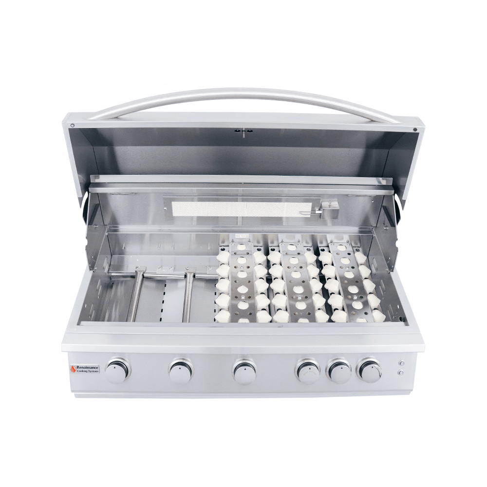 40" Premier Built - In Grill w/ LED Lights - RJC40AL - Built - in Gas Grills by Renaissance Cooking Systems | Buy at Agent BBQ