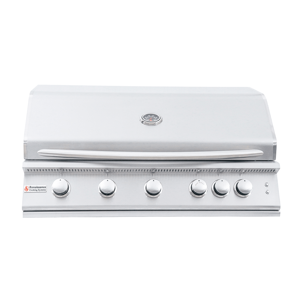 40" Premier Built - In Grill w/ LED Lights - RJC40AL - Built - in Gas Grills by Renaissance Cooking Systems | Buy at Agent BBQ