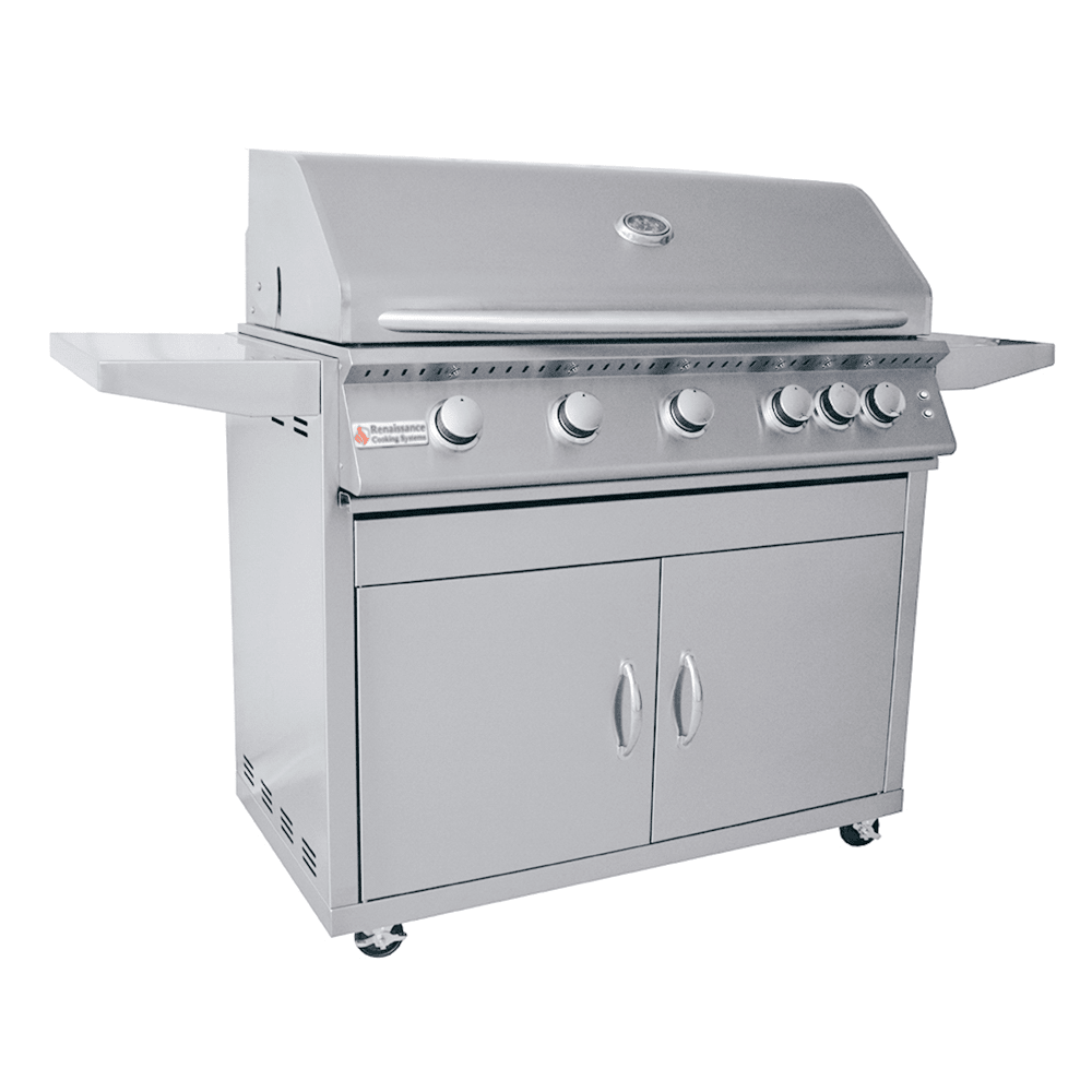 40" Premier "L" Freestanding Grill - RJC40AL CK - Freestanding Gas Grills by Renaissance Cooking Systems | Buy at Agent BBQ