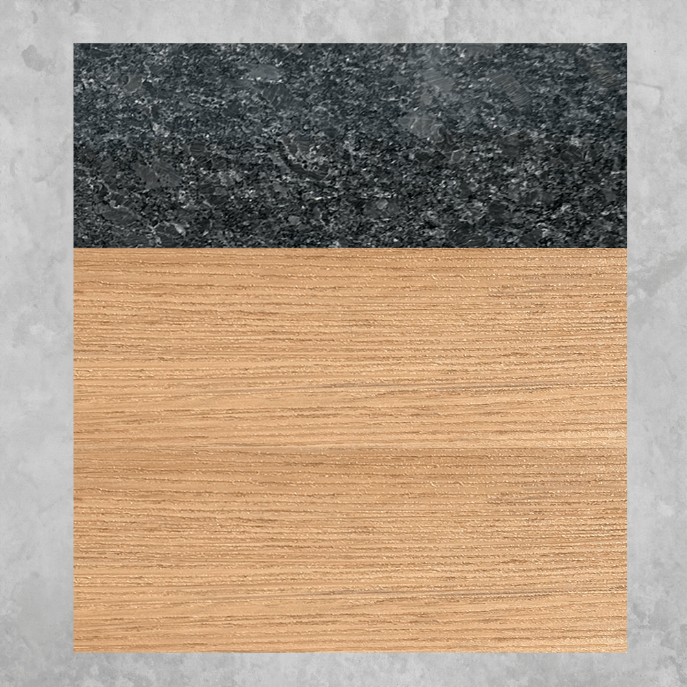 8ft Outdoor Kitchen - Cedar Cabinet w/ Black Granite Countertop - Outdoor Kitchen by Renaissance Cooking Systems | Buy at Agent BBQ