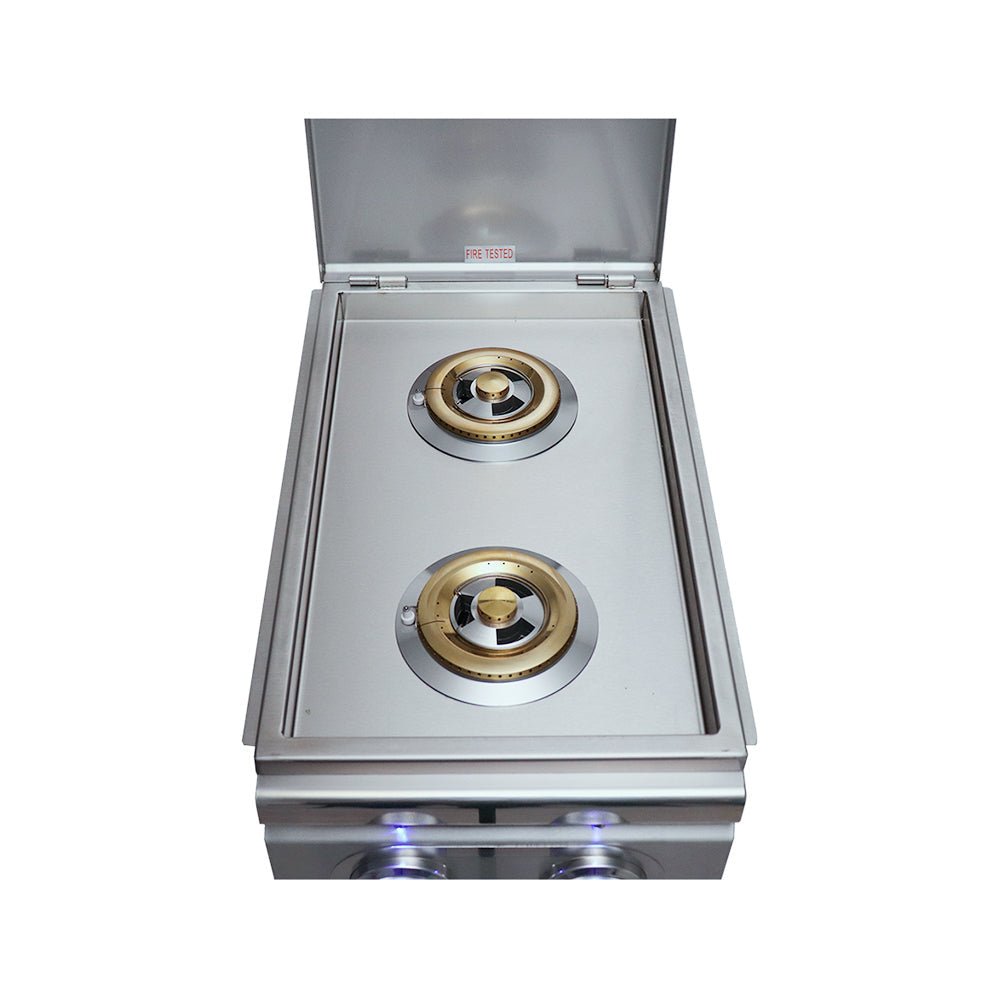 Cutlass Pro Double Side Burner - RDB1EL - Side Burner by Renaissance Cooking Systems | Buy at Agent BBQ