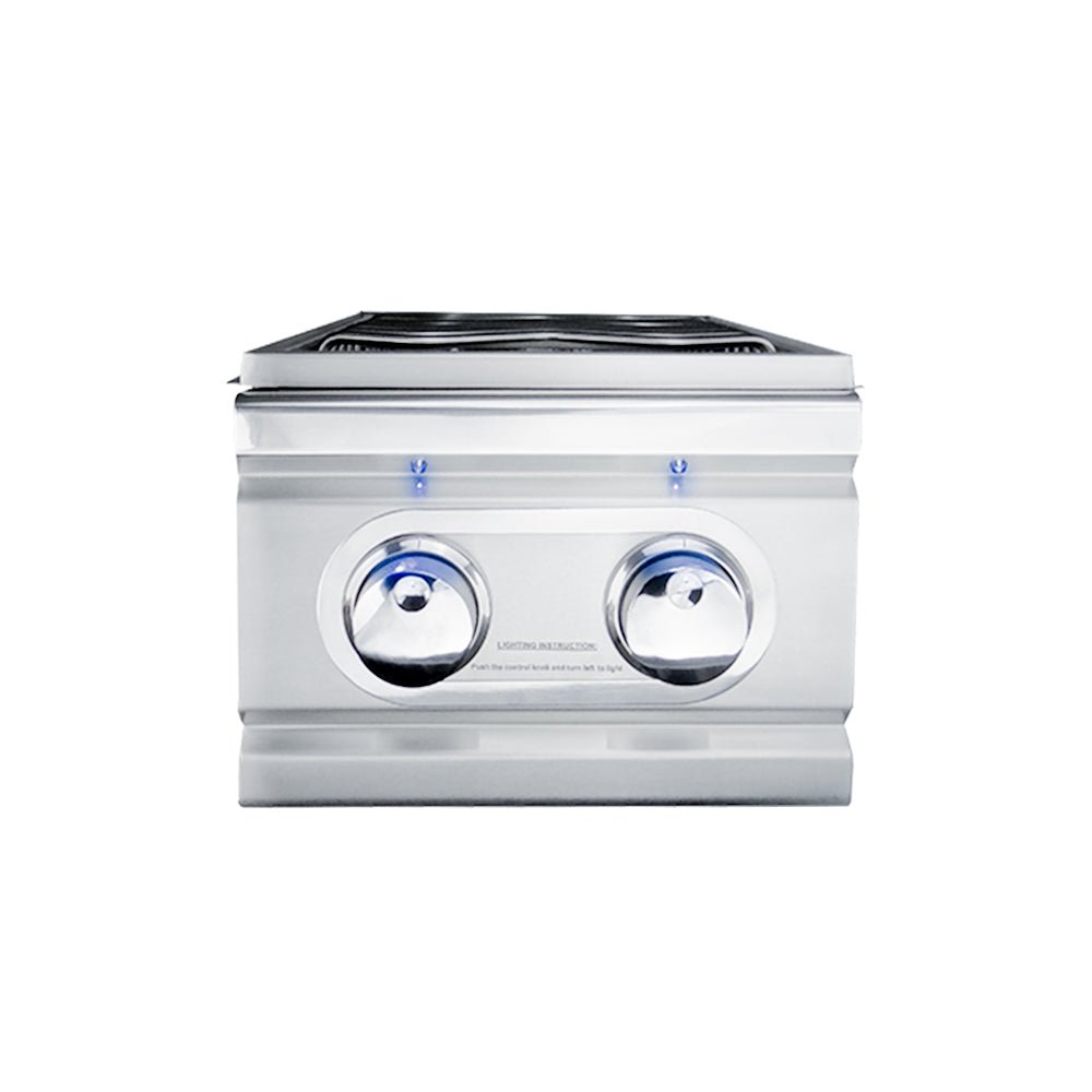 Cutlass Pro Double Side Burner - RDB1EL - Side Burner by Renaissance Cooking Systems | Buy at Agent BBQ