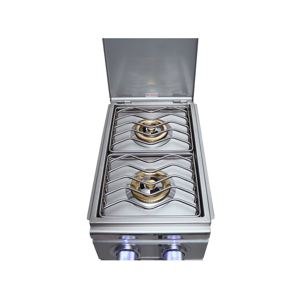 Cutlass Pro Double Side Burner - RDB1EL - Side Burner by Renaissance Cooking Systems | Buy at Agent BBQ