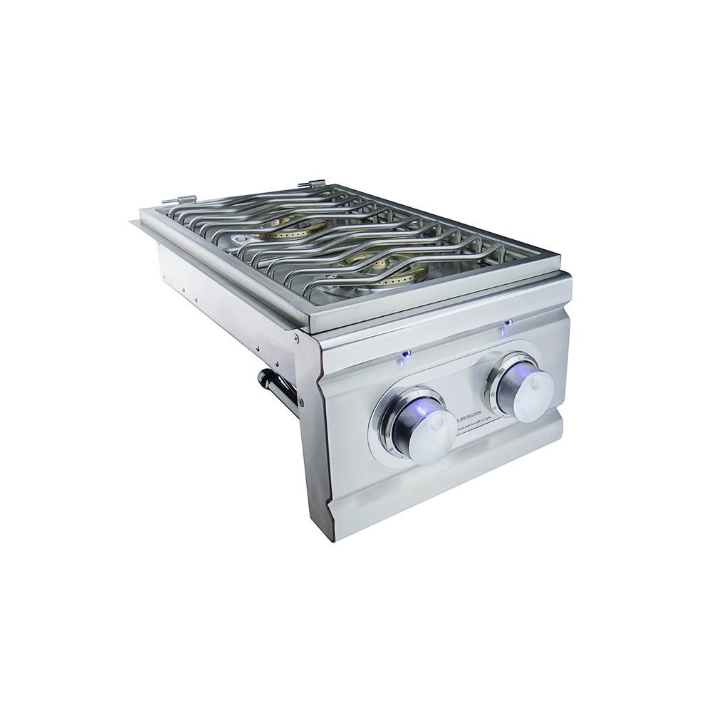 Cutlass Pro Double Side Burner - RDB1EL - Side Burner by Renaissance Cooking Systems | Buy at Agent BBQ