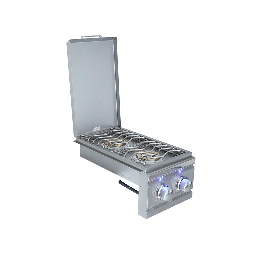 Cutlass Pro Double Side Burner - RDB1EL - Side Burner by Renaissance Cooking Systems | Buy at Agent BBQ