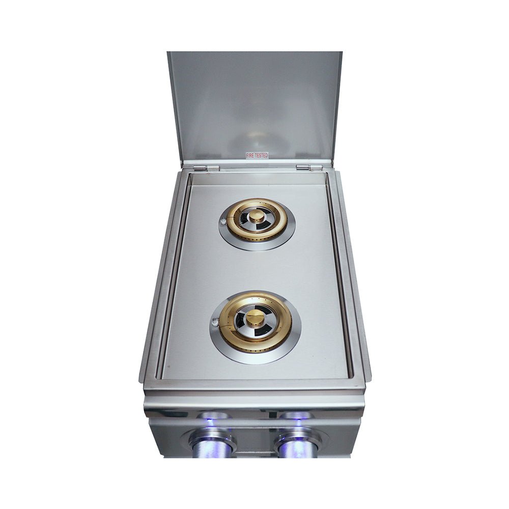 Cutlass Pro Double Side Burner - RDB1EL - Side Burner by Renaissance Cooking Systems | Buy at Agent BBQ