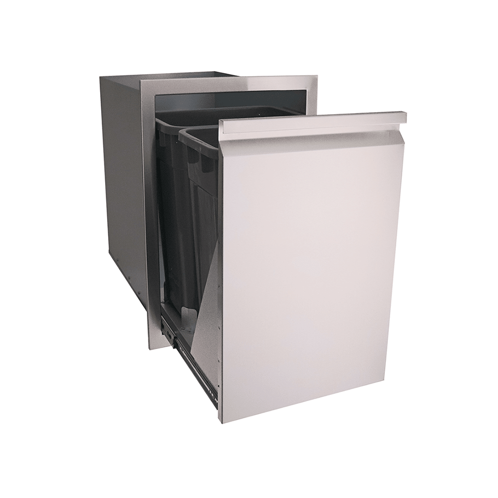 Double Trash Drawer - VTD2 - Trash Drawers by Renaissance Cooking Systems | Buy at Agent BBQ