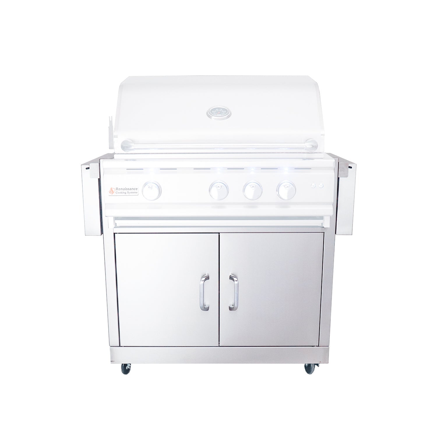 Freestanding Grill Cart for 30" Cutlass Elite / Pro Grills - RONMC - Freestanding Grill Carts by Renaissance Cooking Systems | Buy at Agent BBQ