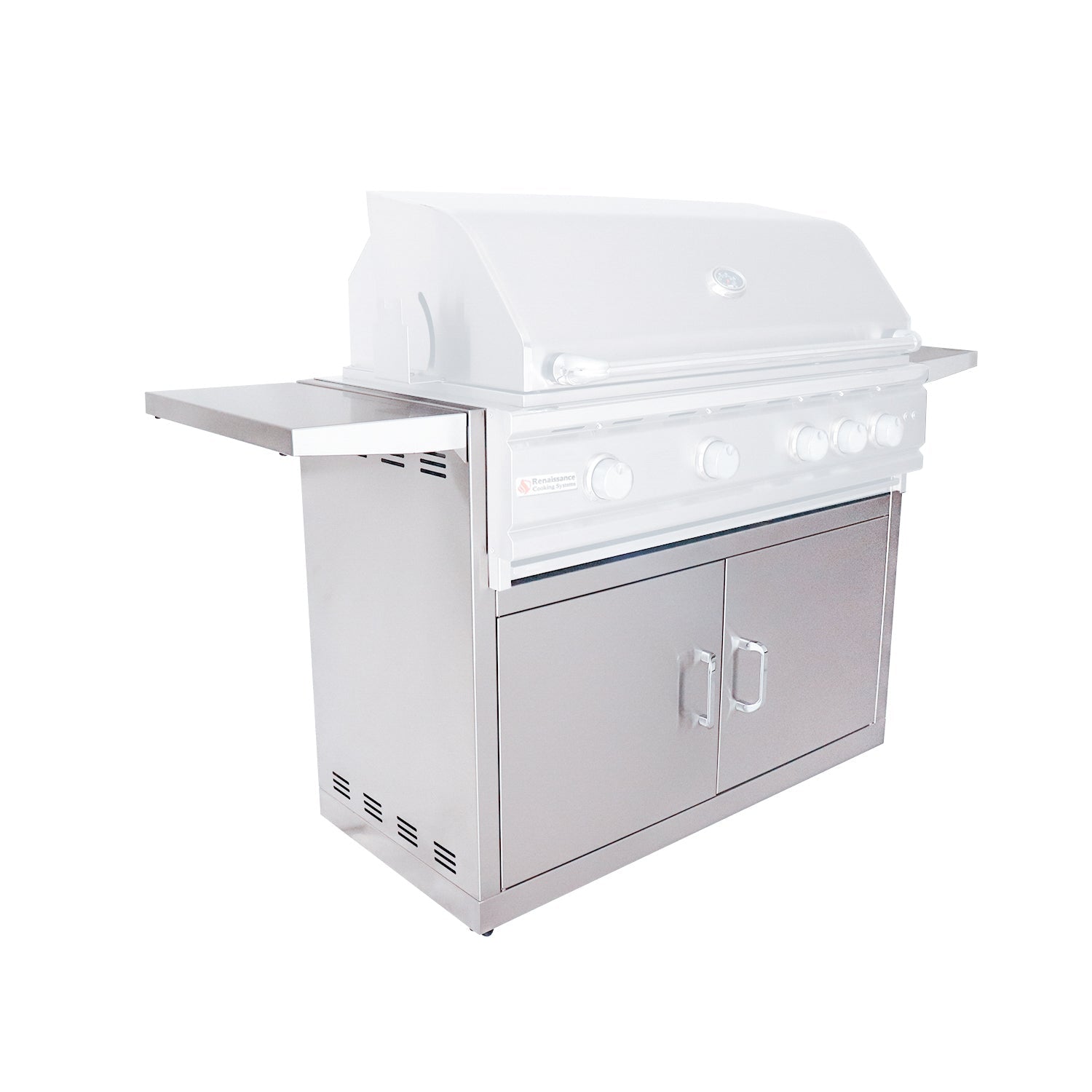 Freestanding Grill Cart for 38" Cutlass Elite / Pro Grills - RONKC - Freestanding Grill Carts by Renaissance Cooking Systems | Buy at Agent BBQ