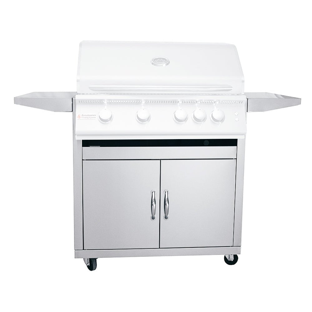 Freestanding Grill Cart for RJC32A/L - RJCMC - Freestanding Grill Carts by Renaissance Cooking Systems | Buy at Agent BBQ