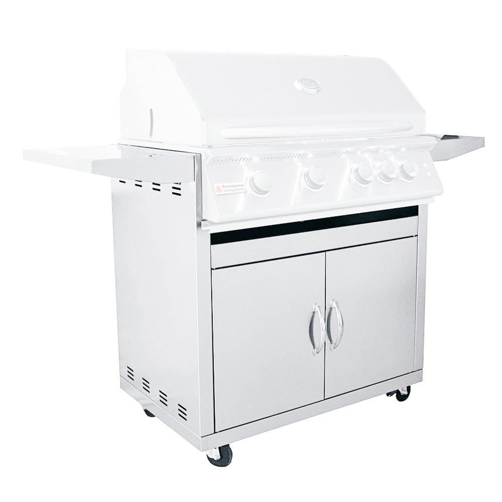 Freestanding Grill Cart for RJC32A/L - RJCMC - Freestanding Grill Carts by Renaissance Cooking Systems | Buy at Agent BBQ