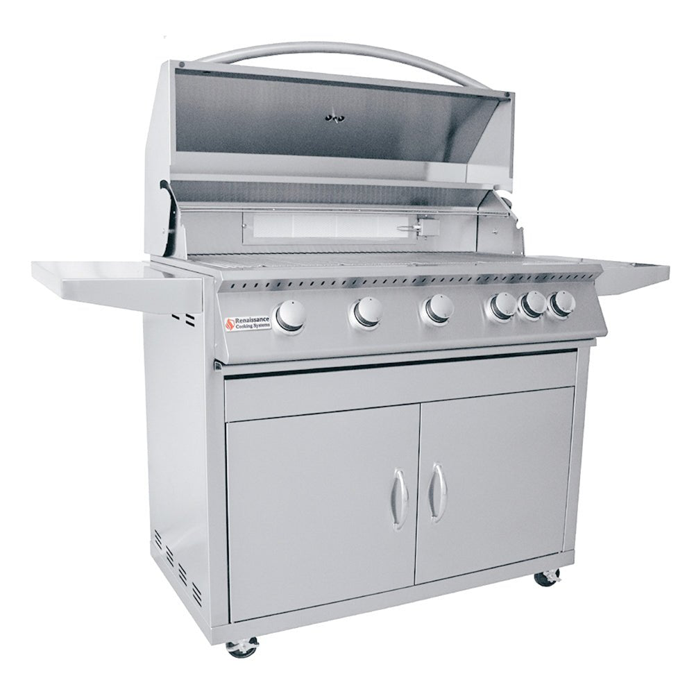Freestanding Grill Cart for RJC40A/L - RJCLC - Freestanding Grill Carts by Renaissance Cooking Systems | Buy at Agent BBQ