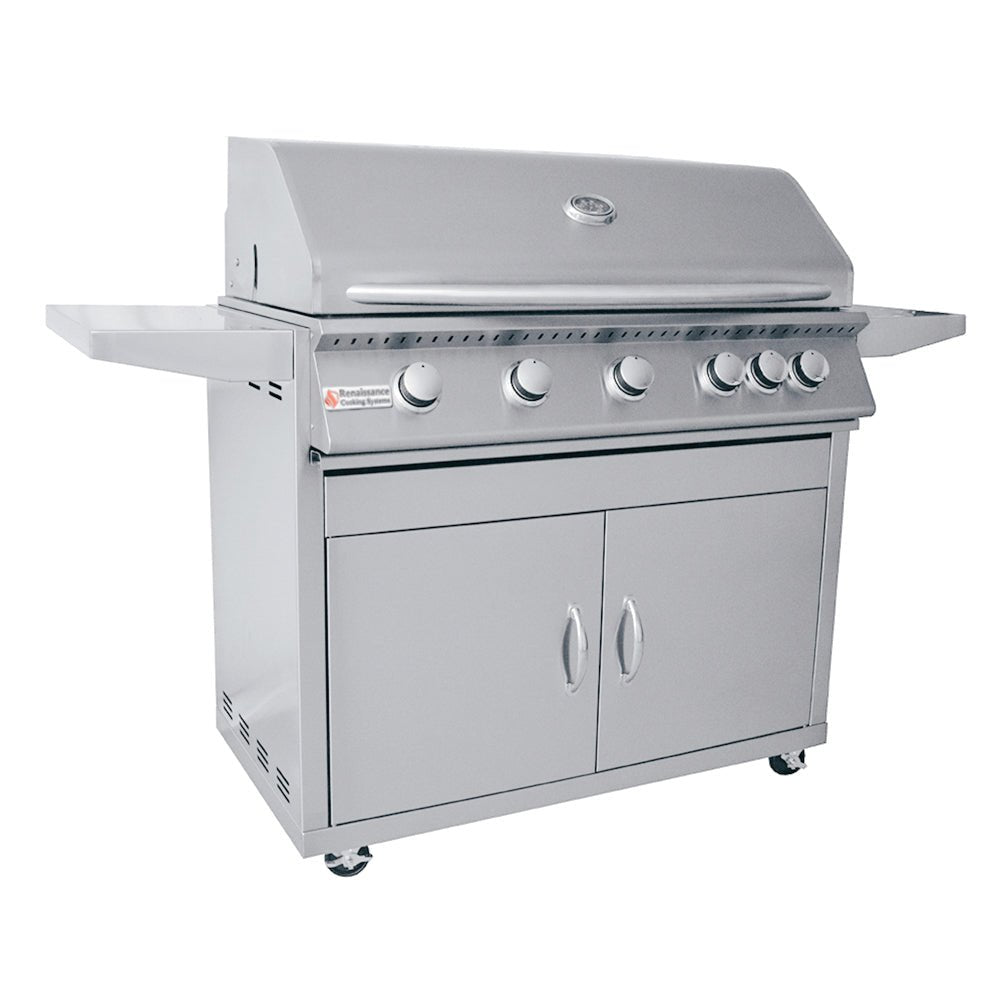 Freestanding Grill Cart for RJC40A/L - RJCLC - Freestanding Grill Carts by Renaissance Cooking Systems | Buy at Agent BBQ