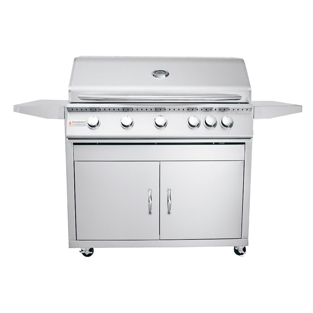 Freestanding Grill Cart for RJC40A/L - RJCLC - Freestanding Grill Carts by Renaissance Cooking Systems | Buy at Agent BBQ