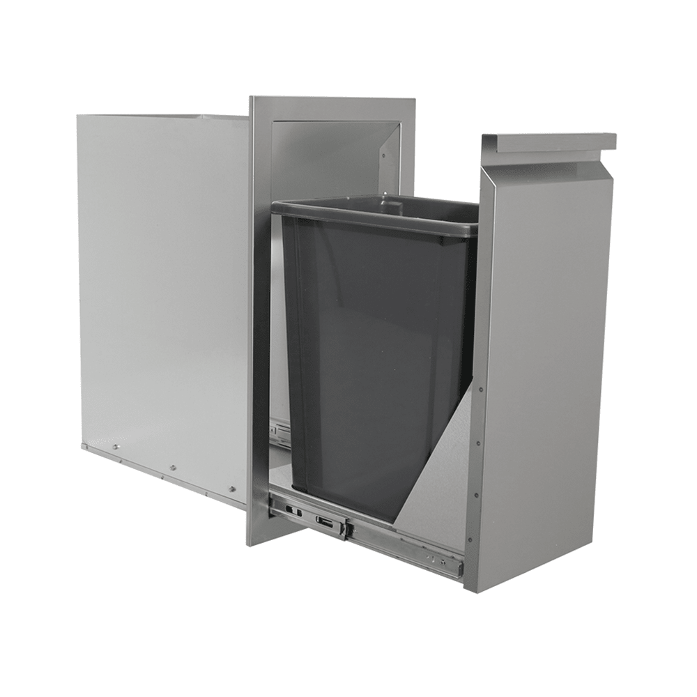 Narrow Trash Drawer - VTD4 - Trash Drawers by Renaissance Cooking Systems | Buy at Agent BBQ