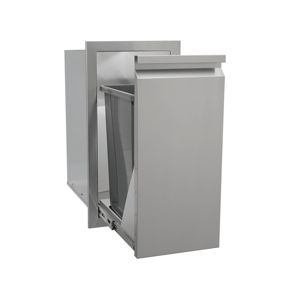 Narrow Trash Drawer - VTD4 - Trash Drawers by Renaissance Cooking Systems | Buy at Agent BBQ