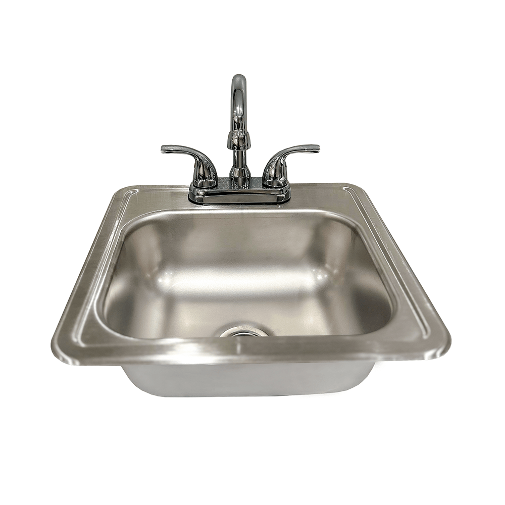 Stainless Sink & Faucet - RSNK1 - Outdoor Sinks by Renaissance Cooking Systems | Buy at Agent BBQ