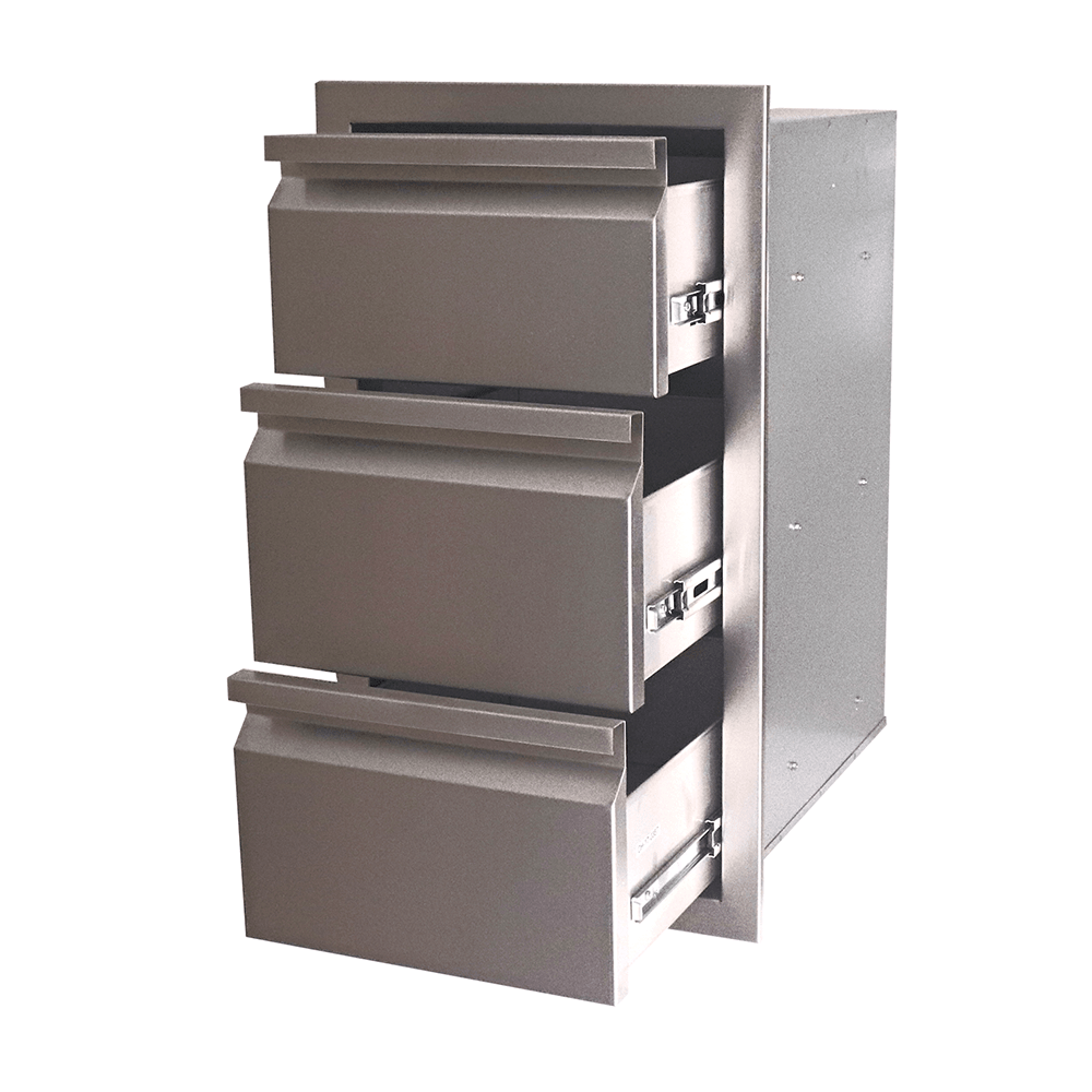 Triple Drawer - VTD3 - Storage Drawers by Renaissance Cooking Systems | Buy at Agent BBQ
