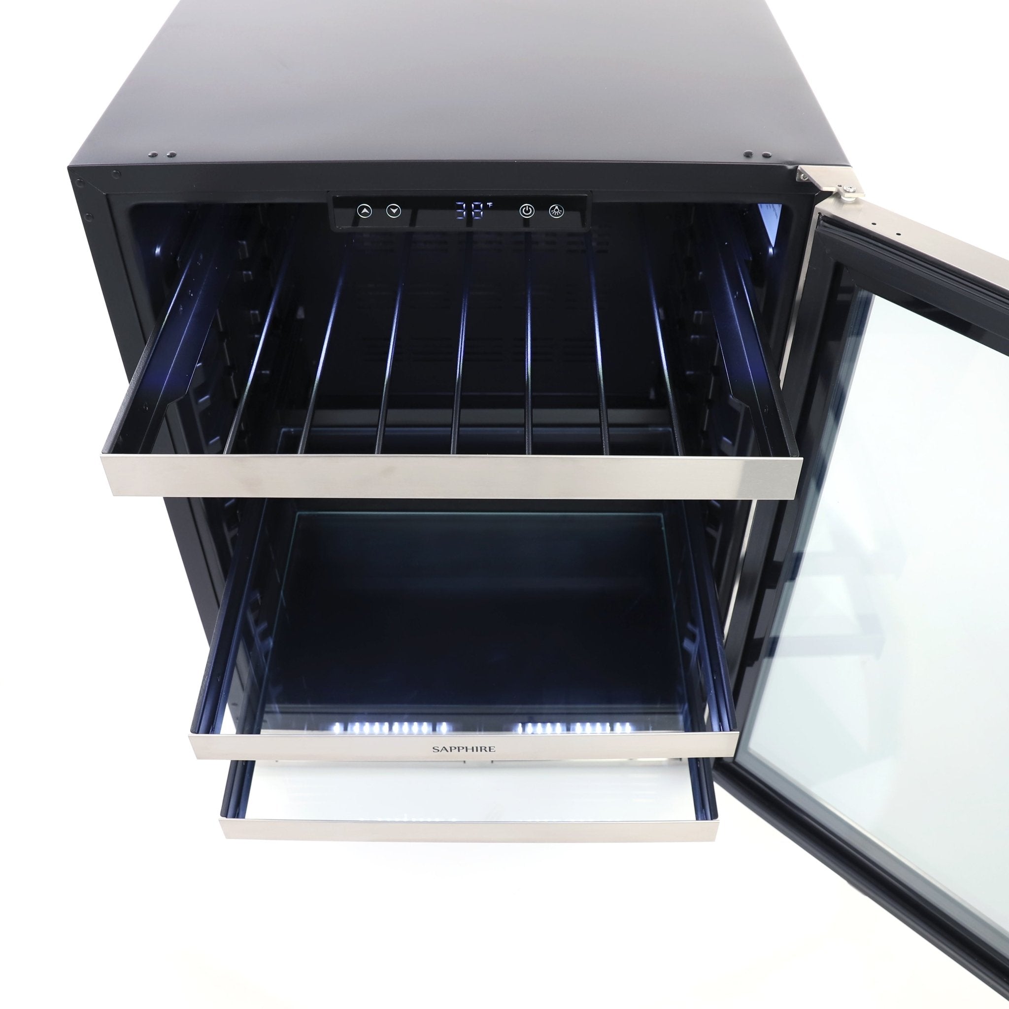 Sapphire Series 3 24" Indoor/Outdoor Premium Beverage Center - SBC243SS - Refrigerator by Sapphire | Buy at Agent BBQ