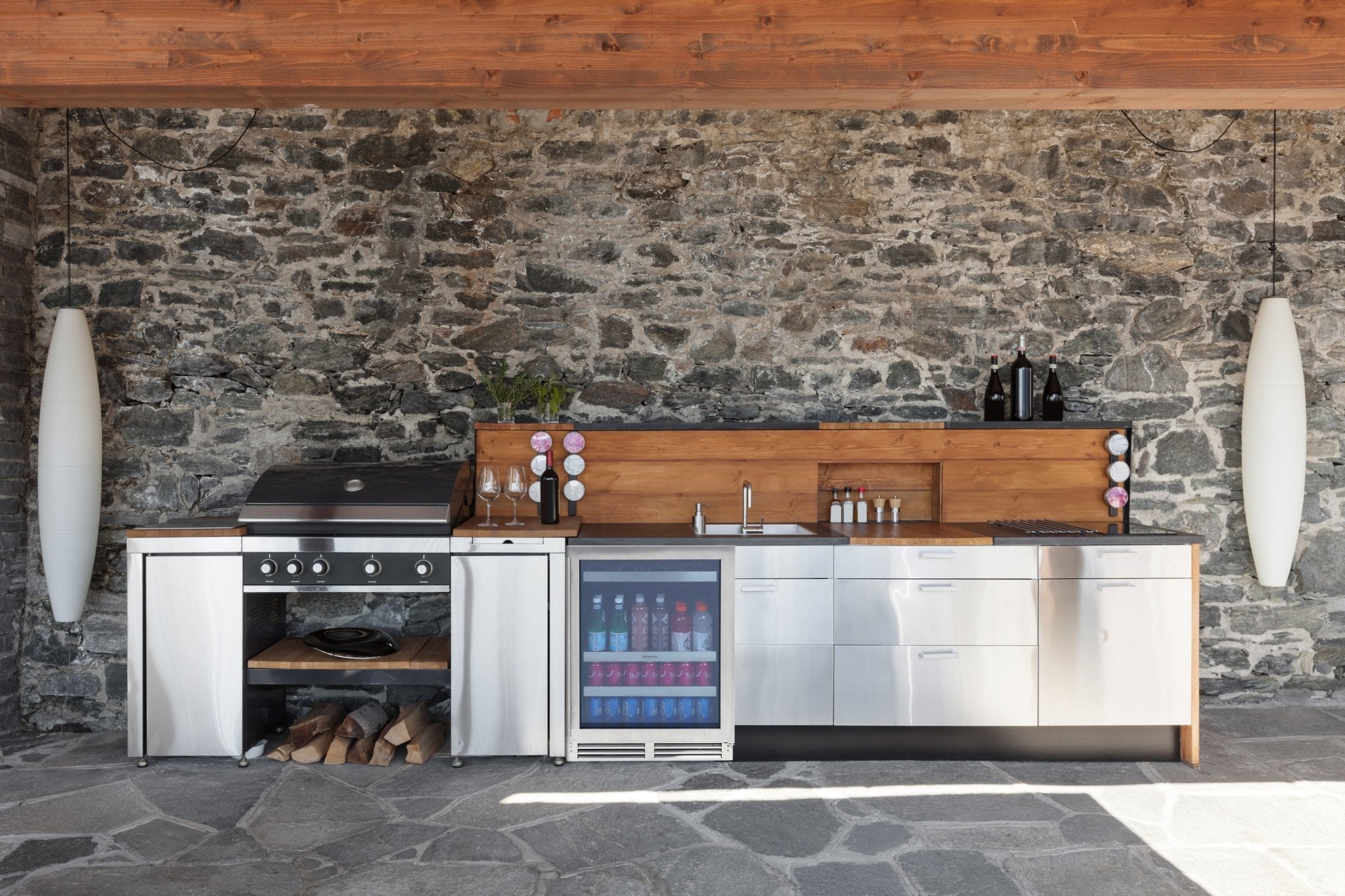 Sapphire Series 3 24" Indoor/Outdoor Premium Beverage Center - SBC243SS - Refrigerator by Sapphire | Buy at Agent BBQ