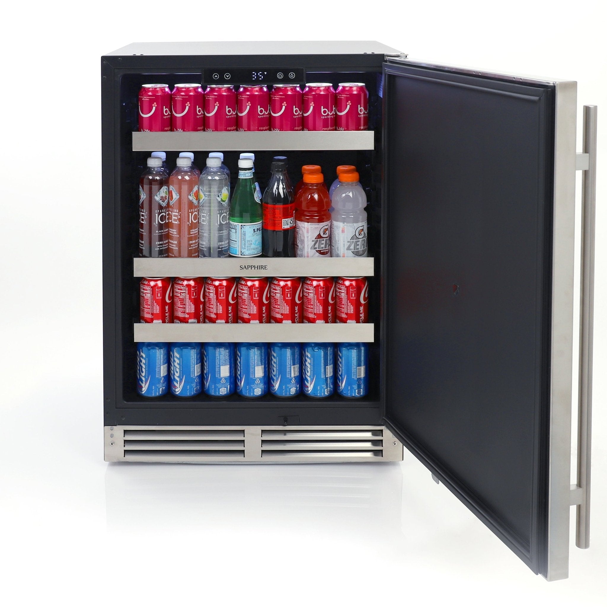 Sapphire Series 3 ADA Premium Indoor/Outdoor Refrigerator - SR243SSPRADA - Refrigerator by Sapphire | Buy at Agent BBQ