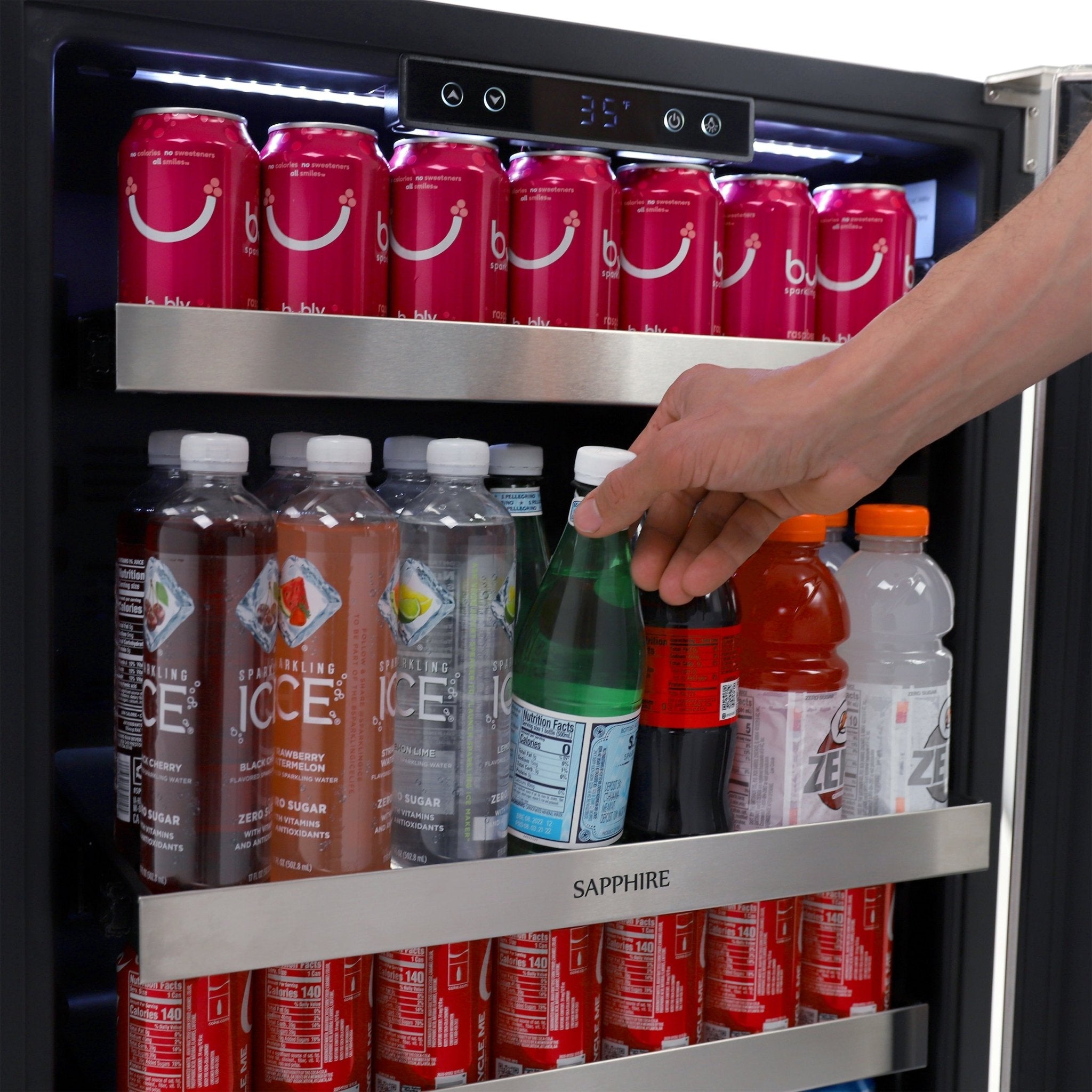 Sapphire Series 3 ADA Premium Indoor/Outdoor Refrigerator - SR243SSPRADA - Refrigerator by Sapphire | Buy at Agent BBQ
