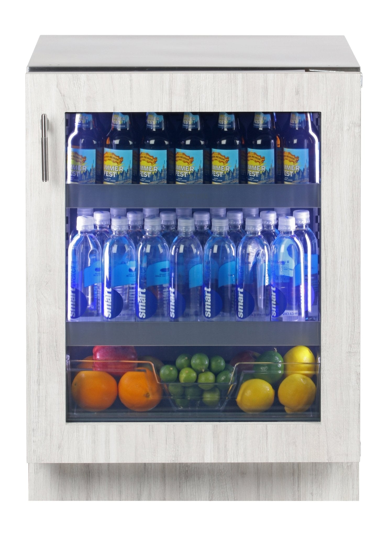 Sapphire Series 5 Indoor Beverage Refrigerator, ADA Height, Factory Installed Lock - SBCR24SSADA - Refrigerator by Sapphire | Buy at Agent BBQ
