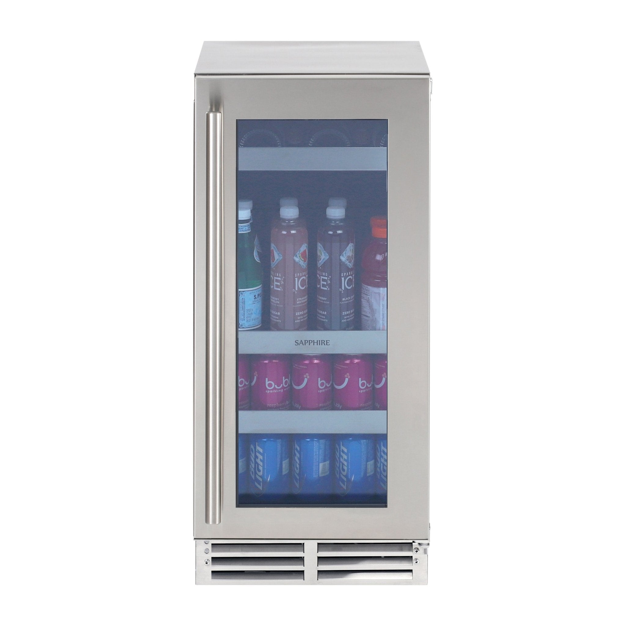 Sapphire Series 5 Premium Indoor Refrigerator w/Glass Door - SBCR155SS - Refrigerator by Sapphire | Buy at Agent BBQ