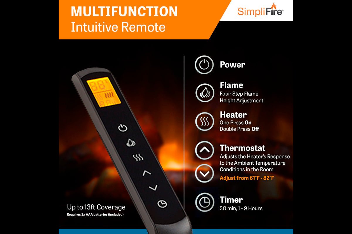 SimpliFire 30" Built - In Electric Firebox - Electric Fireboxes by SimpliFire | Buy at Agent BBQ