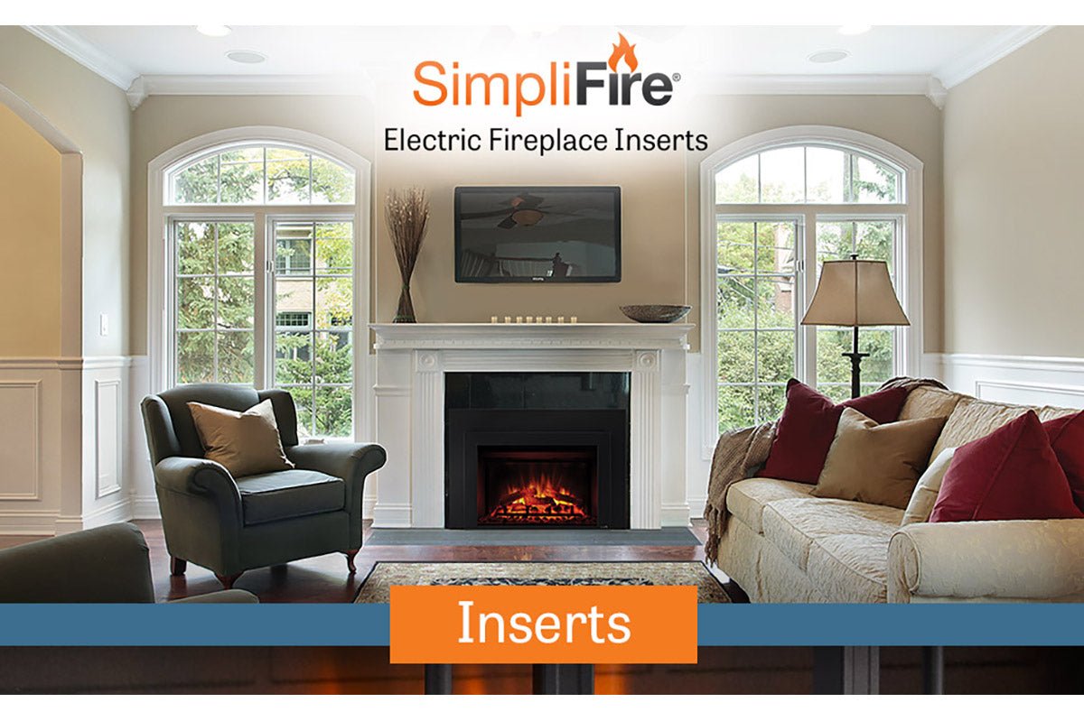SimpliFire 35" Electric Fireplace Insert - Fireplaces Inserts by SimpliFire | Buy at Agent BBQ