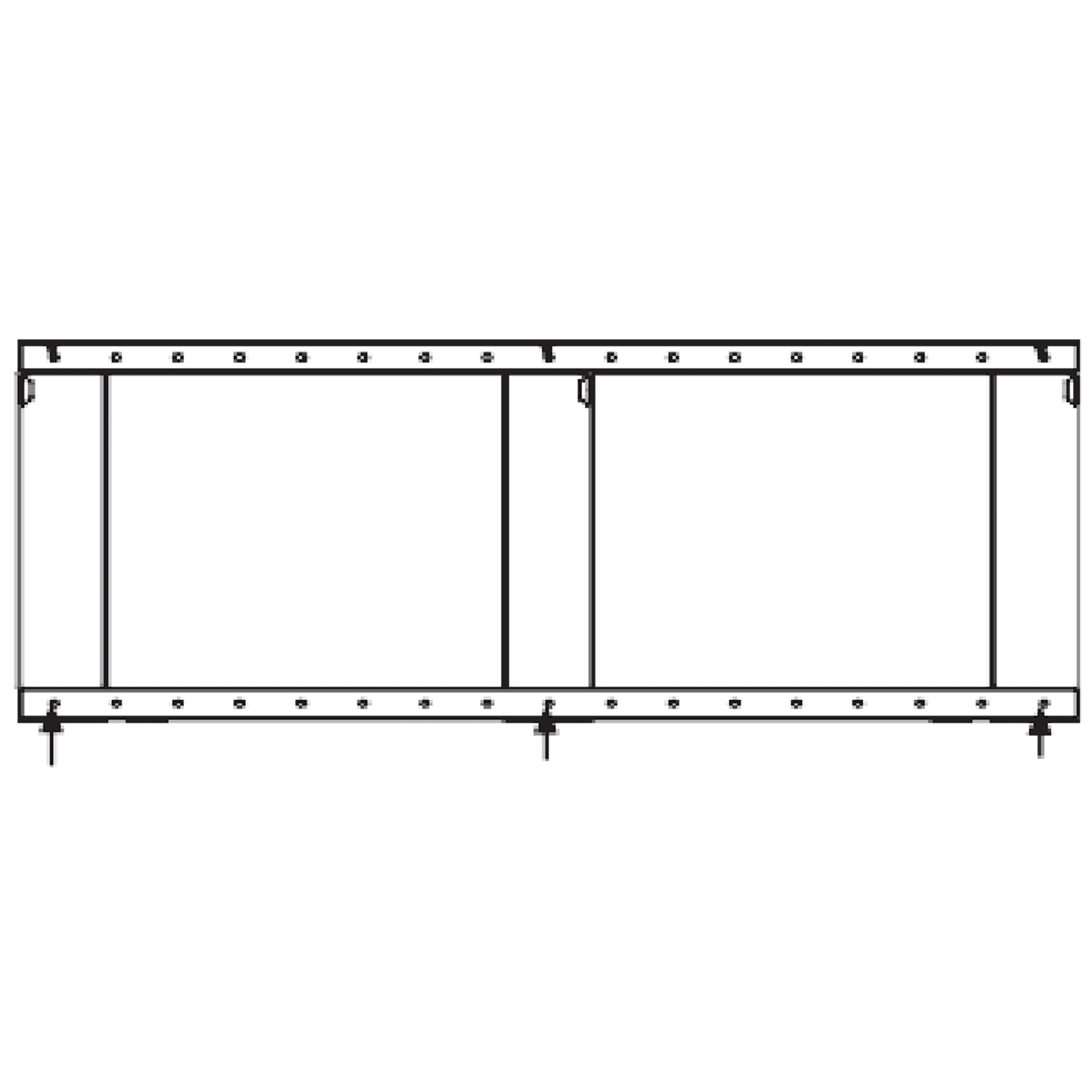 SimpliFire 48" Electric Wall Mount Kit - by SimpliFire | Buy at Agent BBQ