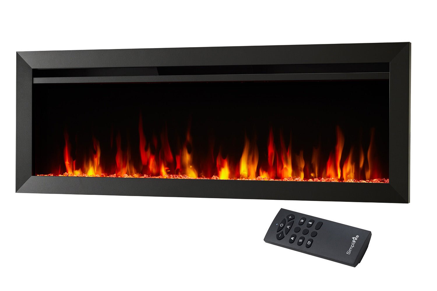 SimpliFire Allusion Slim 40" Wall Mount / Recessed Electric Fireplace - Electric Fireplace by SimpliFire | Buy at Agent BBQ