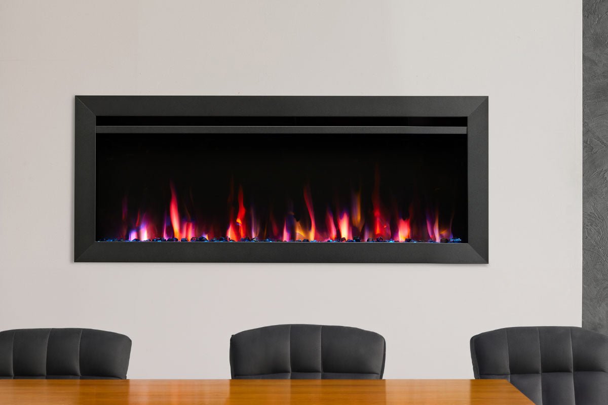 SimpliFire Allusion Slim 50" Wall Mount / Recessed Electric Fireplace - Electric Fireplace by SimpliFire | Buy at Agent BBQ