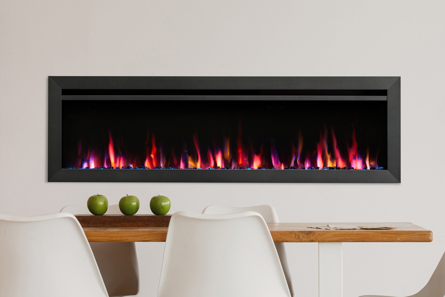 SimpliFire Allusion Slim 60" Wall Mount / Recessed Electric Fireplace - Electric Fireplace by SimpliFire | Buy at Agent BBQ
