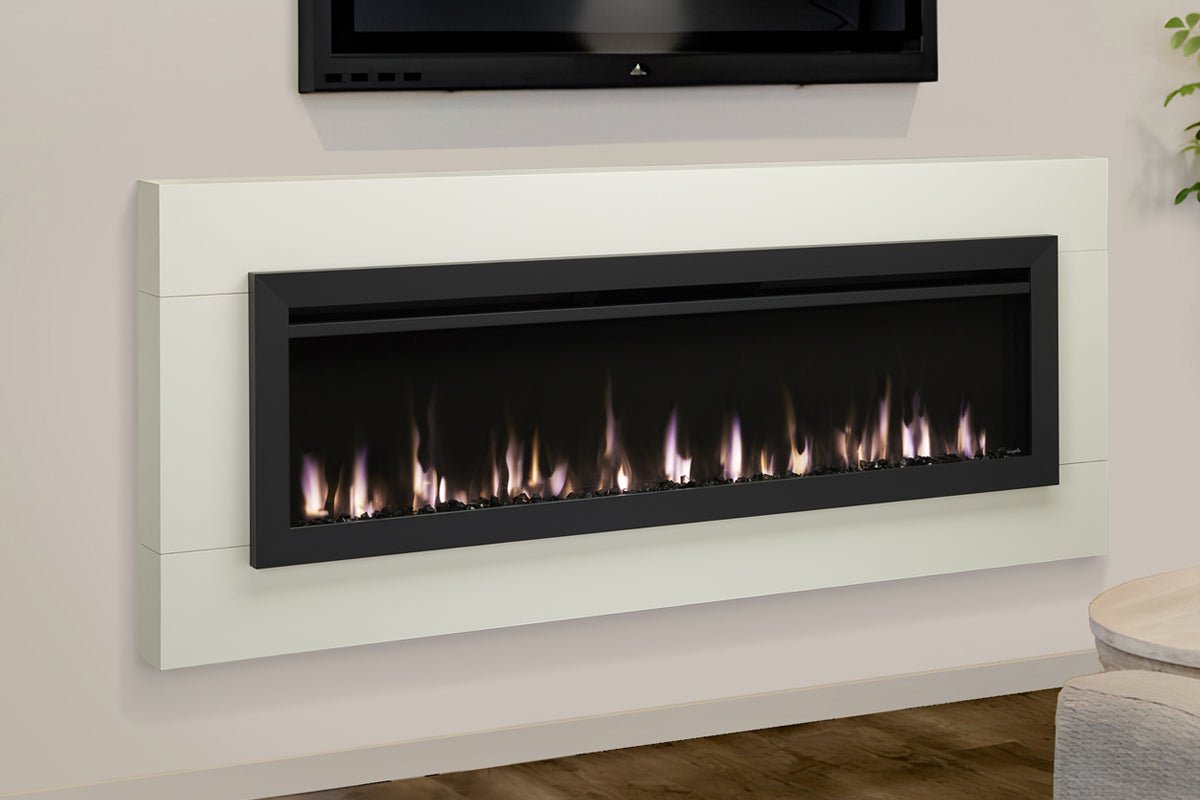 SimpliFire Allusion Slim 60" Wall Mount / Recessed Electric Fireplace - Electric Fireplace by SimpliFire | Buy at Agent BBQ