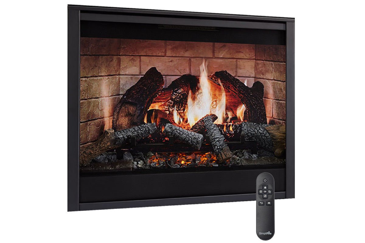 SimpliFire Inception 36" Traditional Smart Electric Fireplace - Electric Fireboxes by SimpliFire | Buy at Agent BBQ