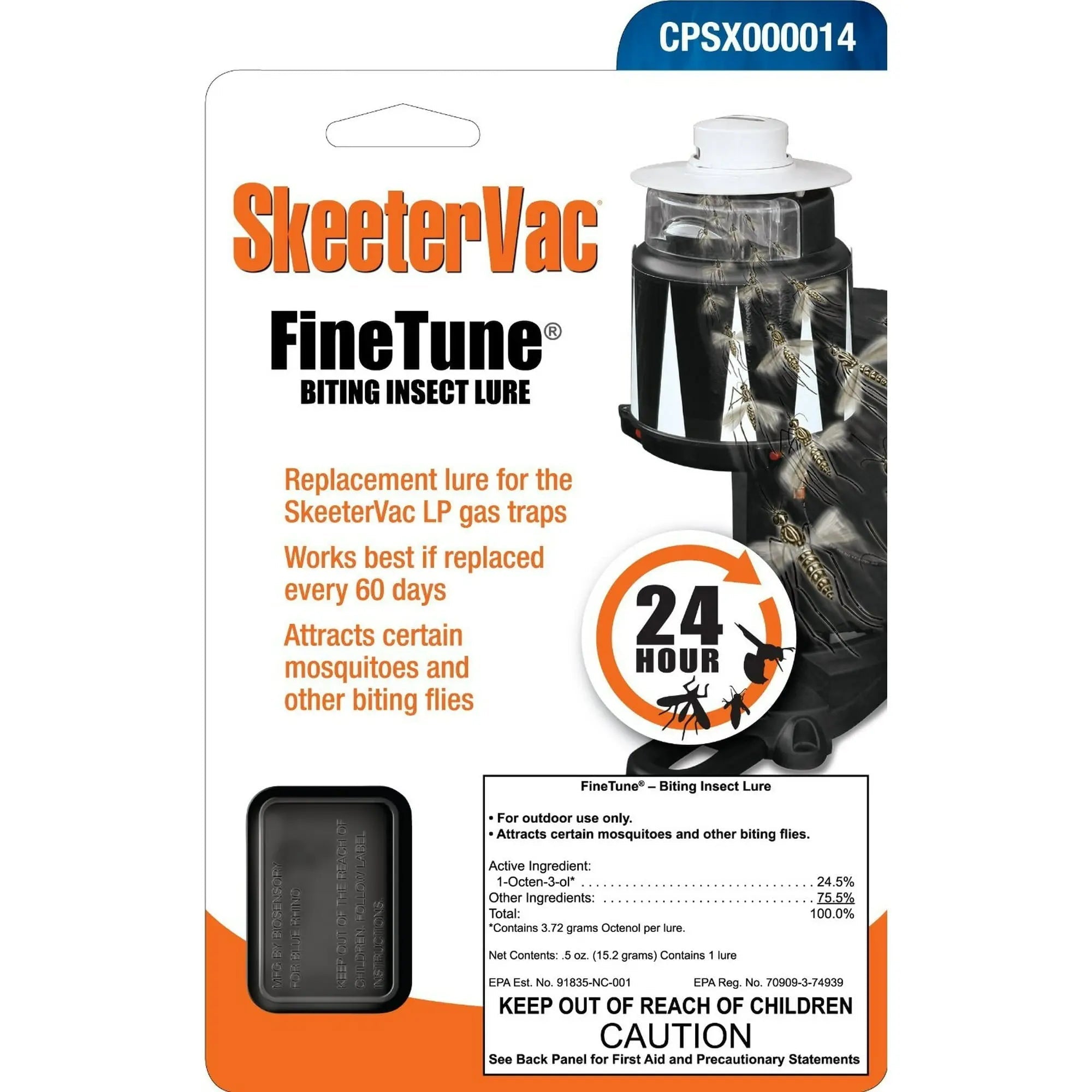SkeeterVac Fine Tune Biting Insect Lure Replacement Bait Block - CPSX000014 - by SkeeterVac | Buy at Agent BBQ