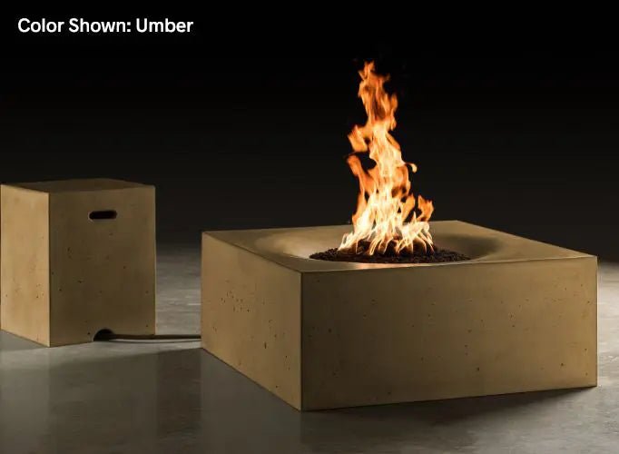 Slick Rock Concrete - Horizon Series 36 - Inch Square Fire Table KHF36 - by Slick Rock Concrete | Buy at Agent BBQ