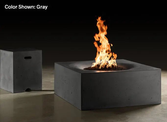 Slick Rock Concrete - Horizon Series 36 - Inch Square Fire Table KHF36 - by Slick Rock Concrete | Buy at Agent BBQ