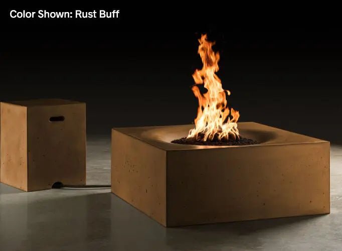 Slick Rock Concrete - Horizon Series 36 - Inch Square Fire Table KHF36 - by Slick Rock Concrete | Buy at Agent BBQ
