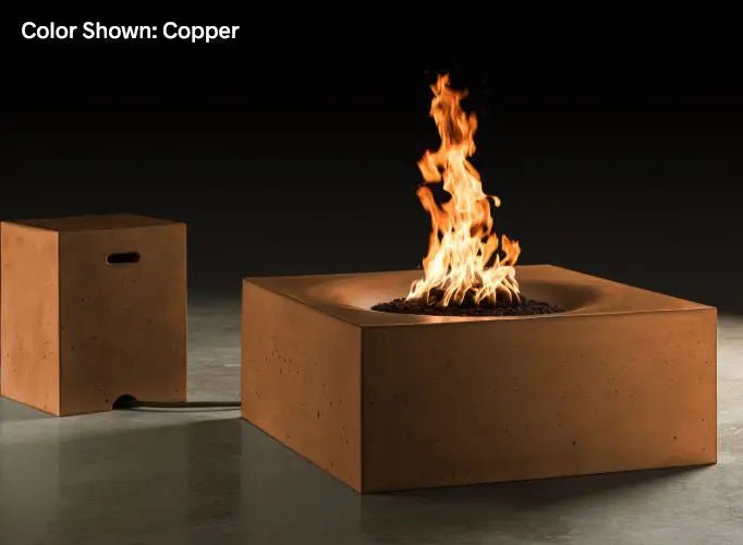 Slick Rock Concrete - Horizon Series 36 - Inch Square Fire Table KHF36 - by Slick Rock Concrete | Buy at Agent BBQ