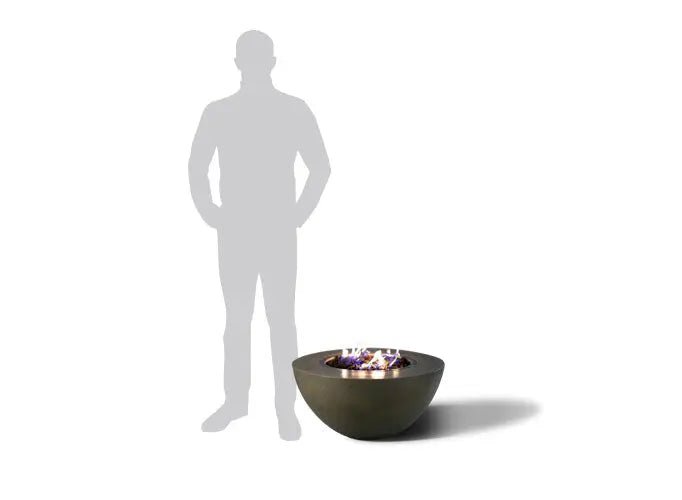 Slick Rock Concrete - Oasis Series 34 - Inch Round Fire Bowl KOF34 - by Slick Rock Concrete | Buy at Agent BBQ