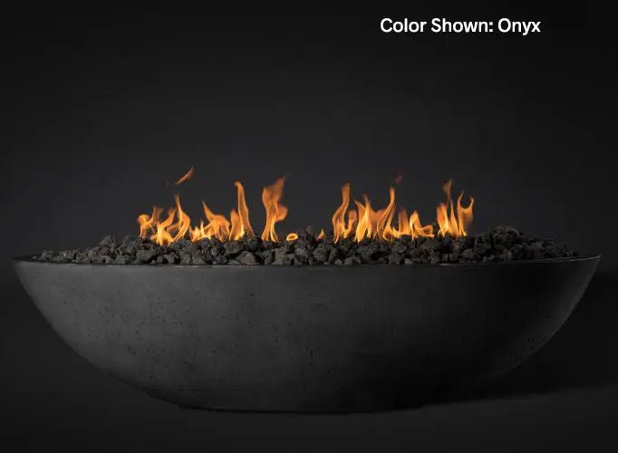 Slick Rock Concrete - Oasis Series 60 - Inch Oval Fire Bowl KOF60 - by Slick Rock Concrete | Buy at Agent BBQ